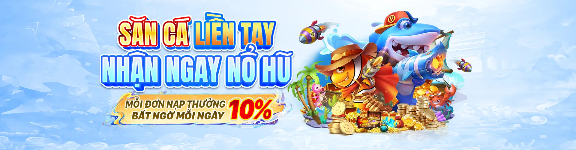 Hình ảnh đại dương rực rỡ với các loài cá và người chơi đang bắn cá tại Kingbet86pro, thể hiện chiến thuật và sự hấp dẫn của game.